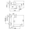 Смеситель для ванны FRAP H75 F3275-6